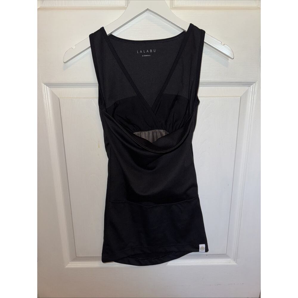 Lalabu Baby Wearing Soothe Tank Top Shirt‎ Black Size XS Women’s